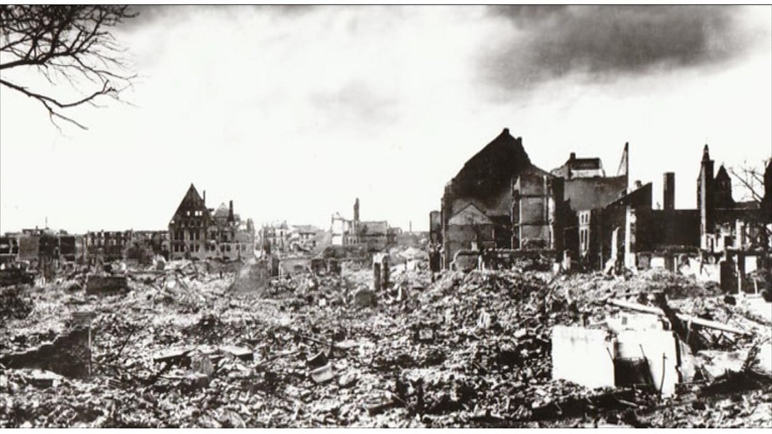Nordhausen im April 1945 (Foto: Stadtarchiv) Bild: Nordhausen im April 1945
