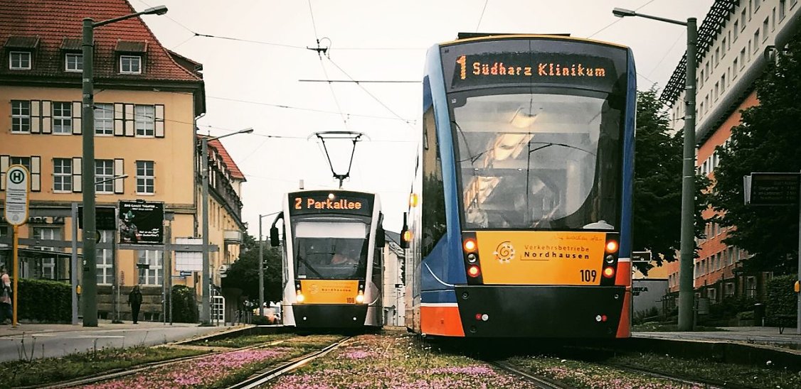 Straßenbahn Nordhausen (Foto: Stadtverwaltung Nordhausen) Bild: Straßenbahn Nordhausen