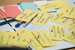Bild: Moderationskarten mit Input aus Plenum