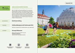 Bild: Veranstaltungen im Klima-Pavillon Juli bis September