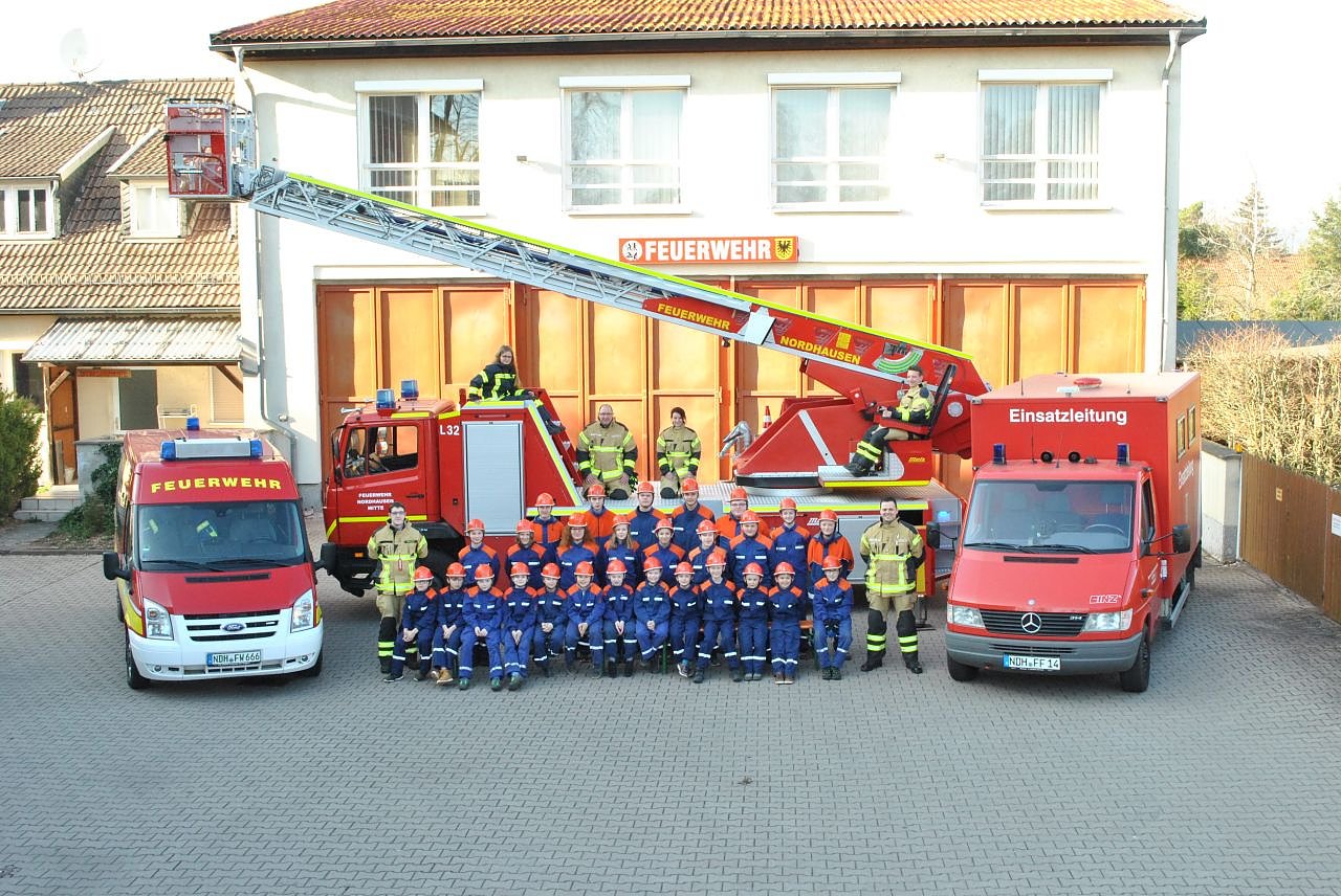 Jugendfeuerwehr Nordhausen-Mitte (Foto: FFW Nordhausen Mitte) Bild: FFW Nordhausen Mitte