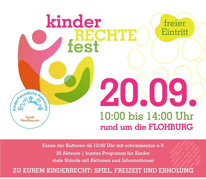 Kinder(rechte)-Fest (Foto: Stadtverwaltung Nordhausen) Bild: Kinder(rechte)-Fest