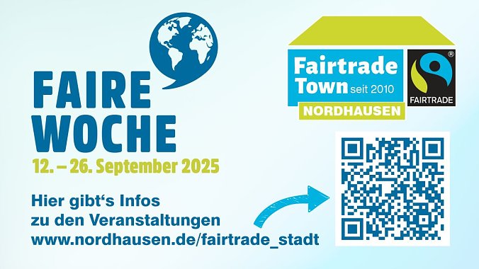 Die Faire Woche 2025 in Nordhausen (Foto: Stadtverwaltung Nordhausen) Bild: Die Faire Woche 2025 in Nordhausen