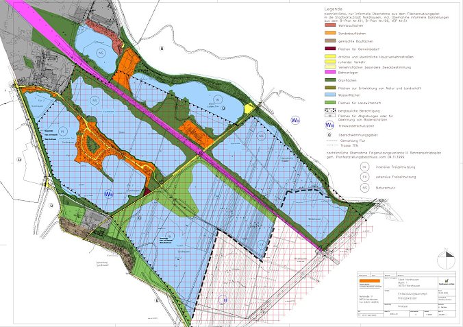 Lageplan Kiesseen (Foto: Stadtverwaltung Nordhausen) Bild: Lageplan Kiesseen